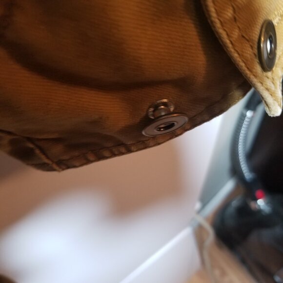 Colebrook Men's Duck Canvas Sherpa Fleece Lined Chore Barn Brown Jacket Sz XL - Picture 8 of 8